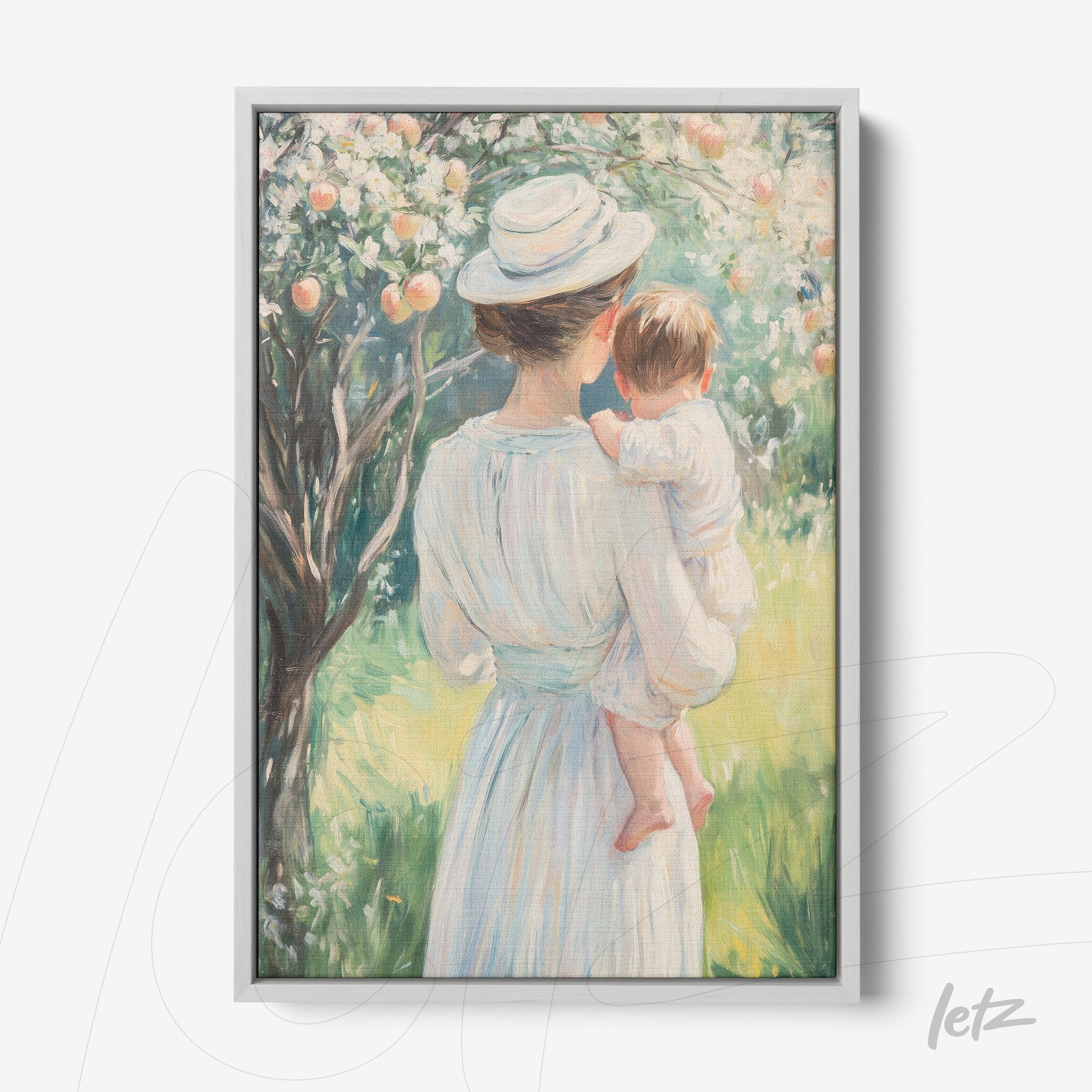 Letz-Quadro-Preview-Canvas-Moldura-Branco_vintage-kid-girl-and-mom-1.jpg