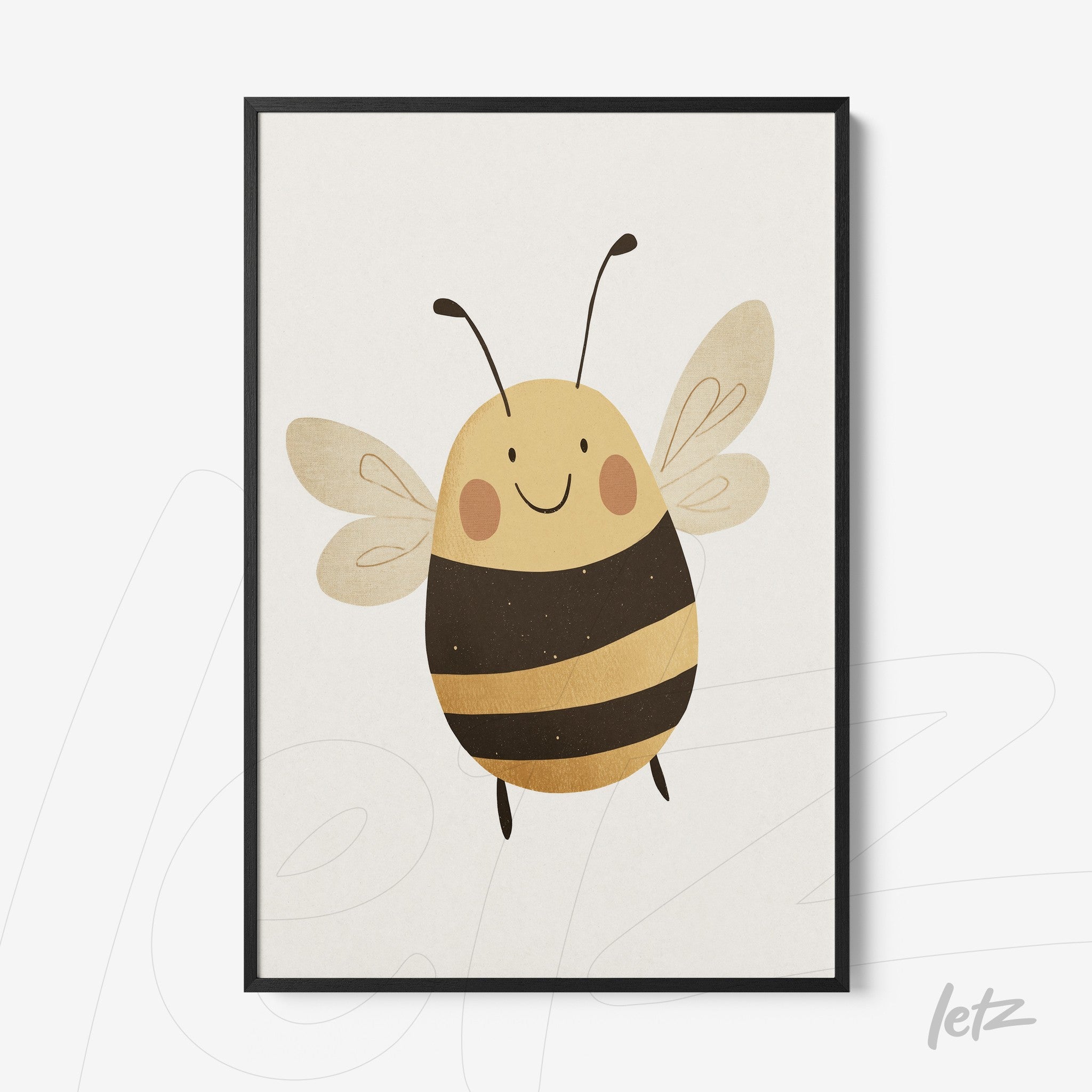 Letz-Quadro-Preview-Filete-Preta_animais-fofinhos-abelha-1.jpg