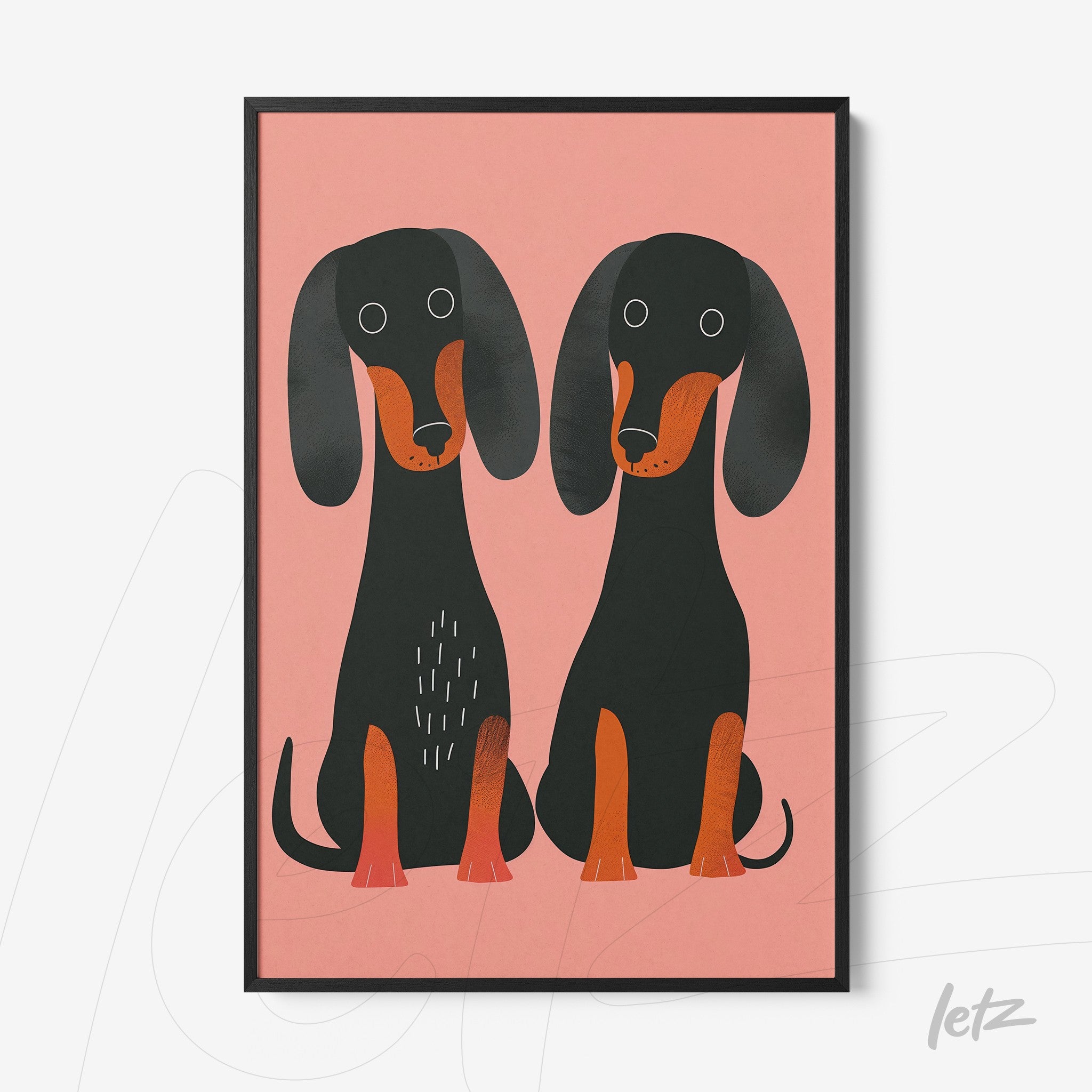 Letz-Quadro-Preview-Filete-Preta_animais-fofinhos-salsicha-1.jpg