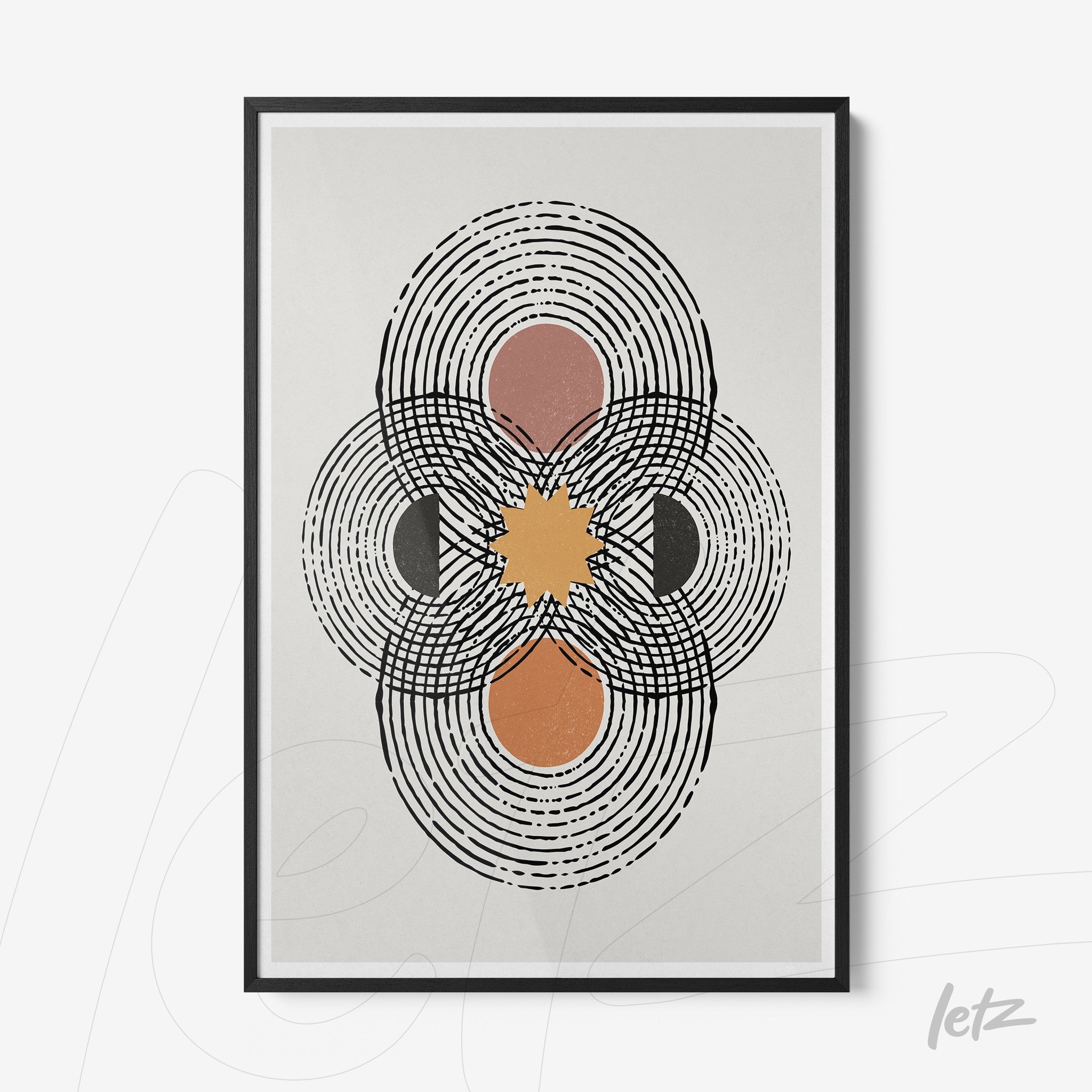 Letz-Quadro-Preview-Filete-com-Vidro-Preta_Boho-Geometrico-Preto-Amarelo-Marrom-3.jpg