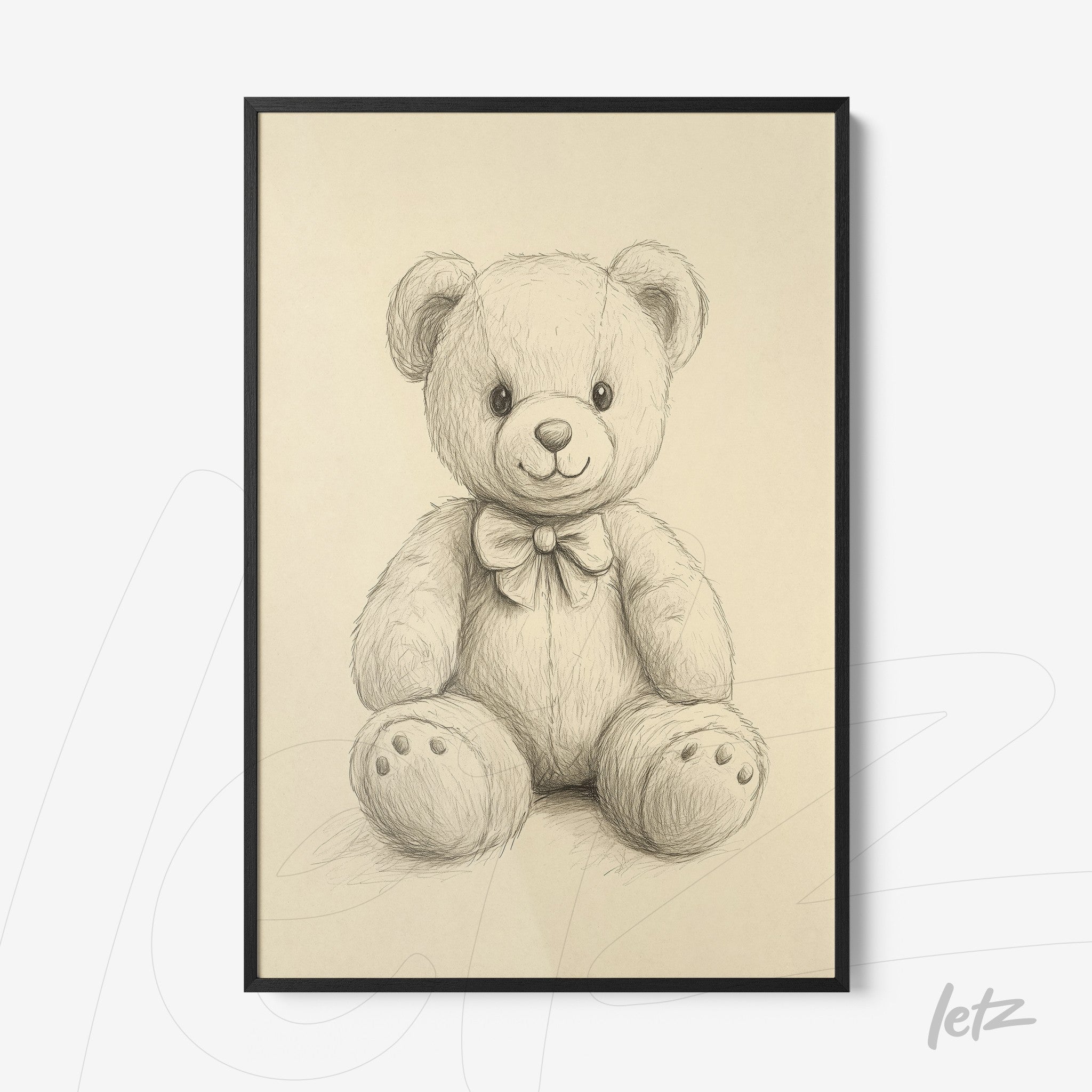 Letz-Quadro-Preview-Filete-com-Vidro-Preta_vintage-kid-ursinho-3.jpg