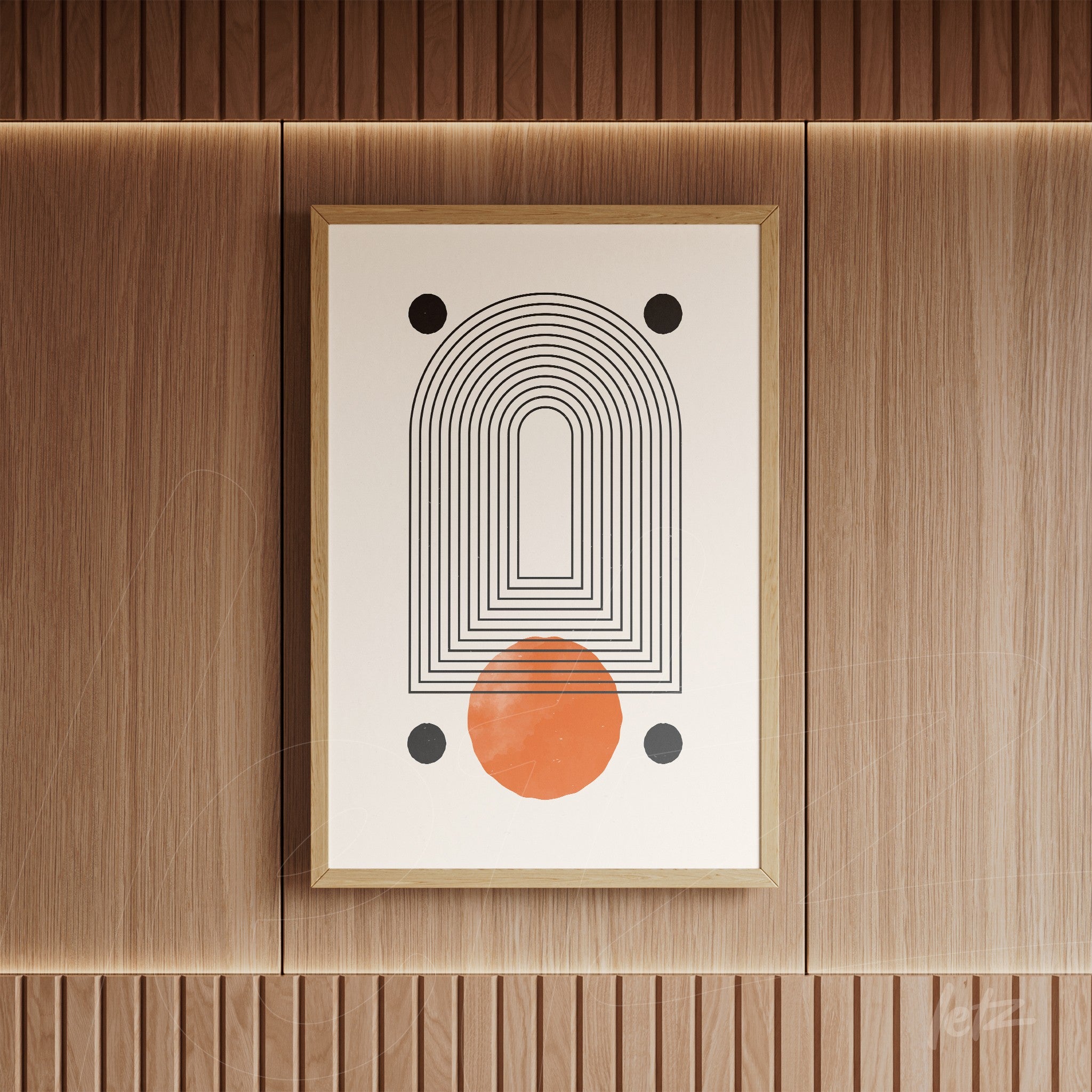 Letz-Preview-Quadro-Quarto-Madeira-01_Boho-Geometrico-Laranja-e-Preto-3.jpg
