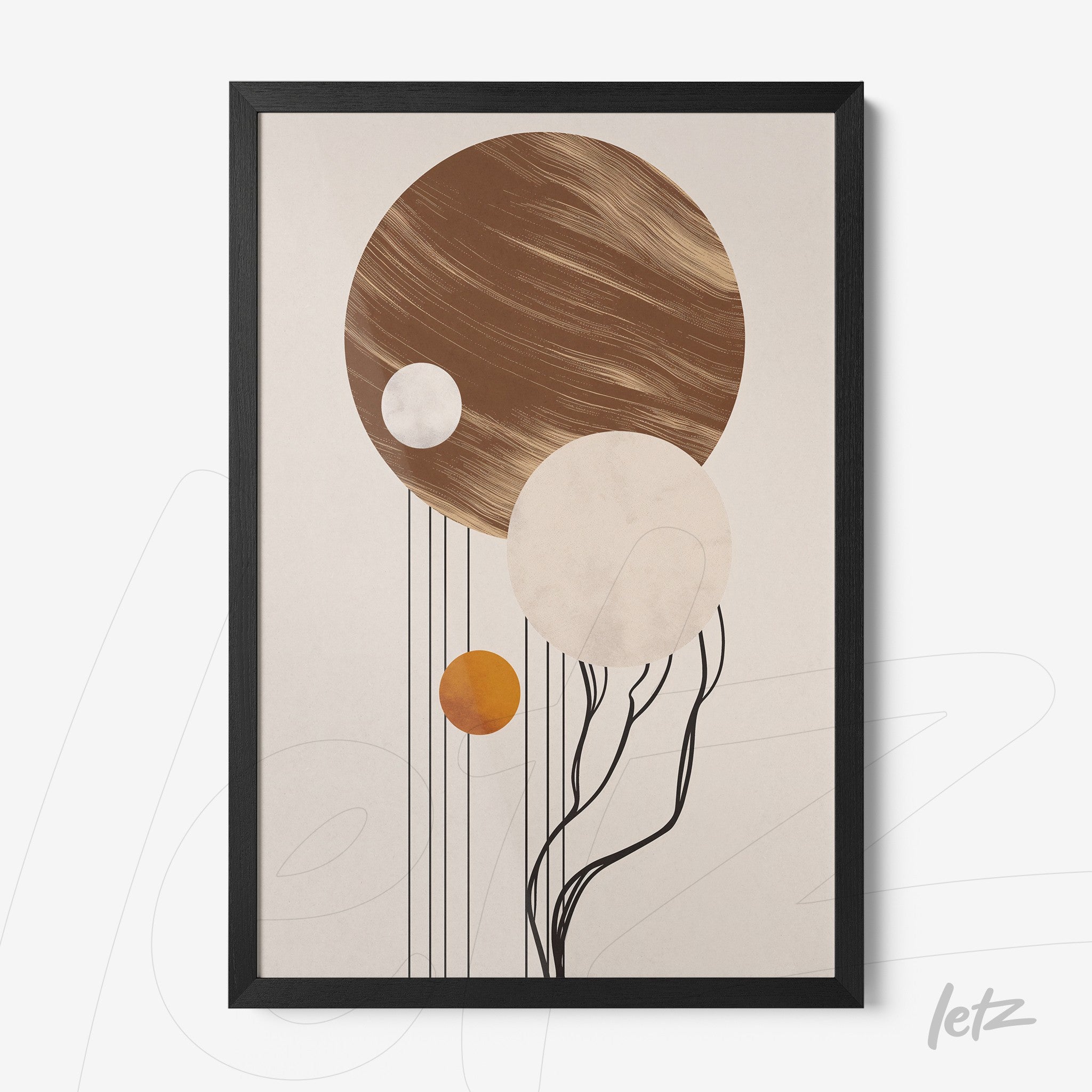 Letz-Quadro-Preview-Caixa-com-Vidro-Preta_Boho-Geometrico-Laranja-Marrom-2.jpg