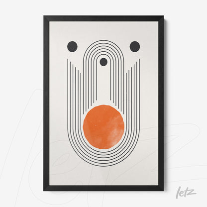 Letz-Quadro-Preview-Caixa-com-Vidro-Preta_Boho-Geometrico-Laranja-e-Preto-2.jpg