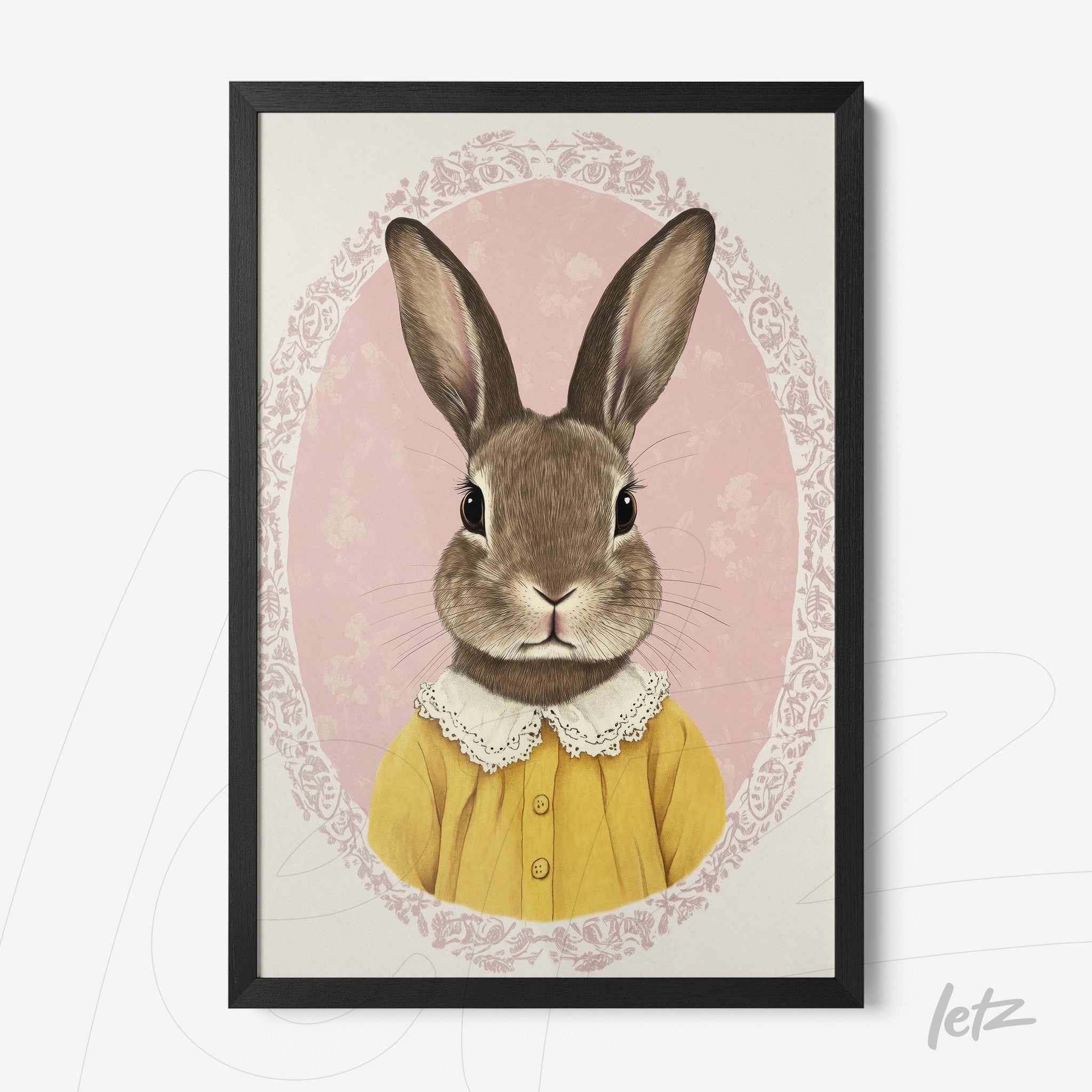 Letz-Quadro-Preview-Caixa-com-Vidro-Preta_vintage-kid-coelho-3.jpg