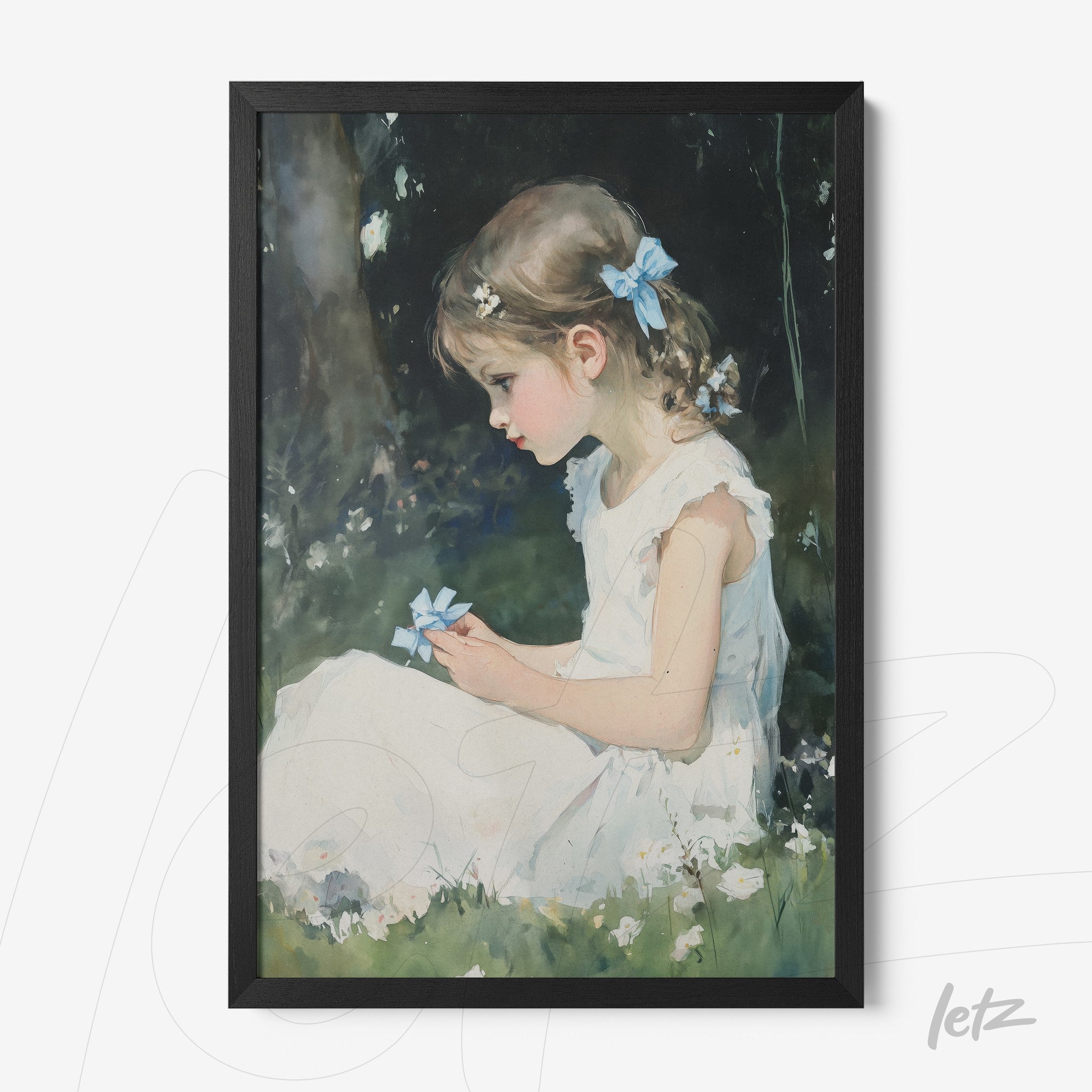 Letz-Quadro-Preview-Caixa-com-Vidro-Preta_vintage-kid-girl-3.jpg