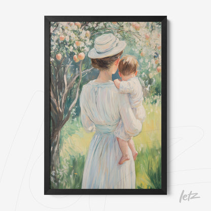 Letz-Quadro-Preview-Caixa-com-Vidro-Preta_vintage-kid-girl-and-mom-1.jpg
