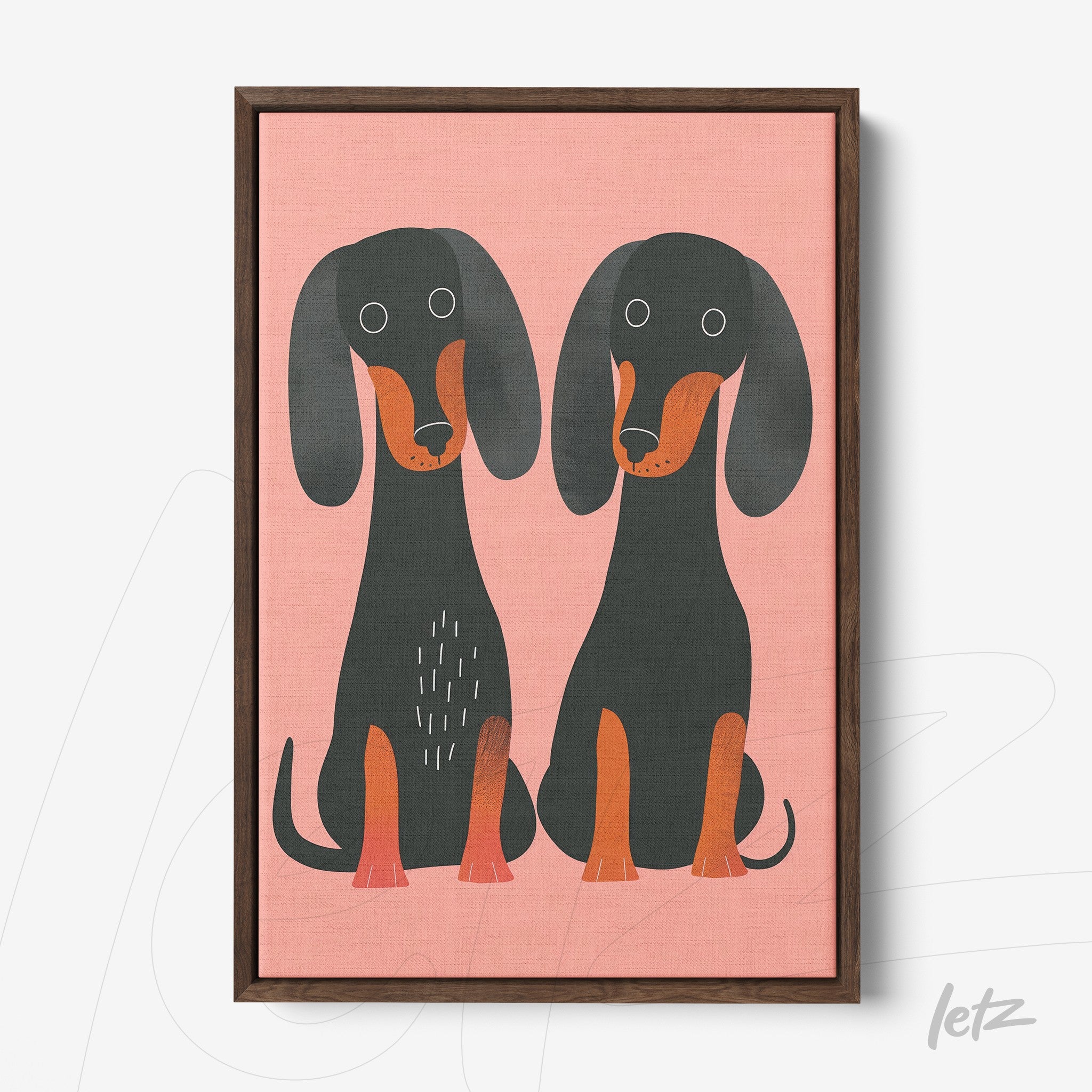 Letz-Quadro-Preview-Canvas-Moldura-Freijo_animais-fofinhos-salsicha-1.jpg