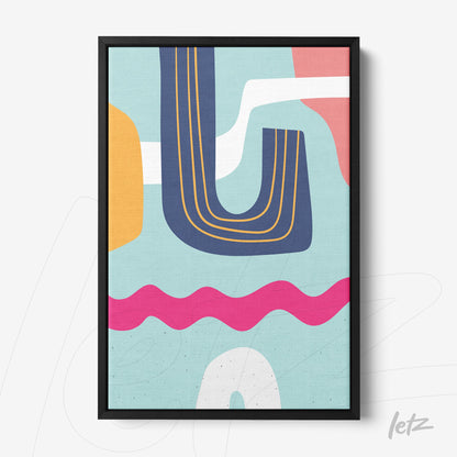 ```json
{
  "alt": "quadro em canvas com arte boho em cores modernas, exibido com moldura preta",
  "alt_en": "canvas art in boho style with modern colors, displayed in a black frame"
}
```