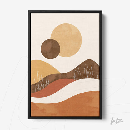 Letz-Quadro-Preview-Canvas-Moldura-Preto_Boho-Geometrico-Laranja-Marrom-1.jpg