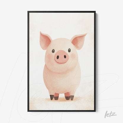 Letz-Quadro-Preview-Filete-Preta_animais-fofinhos-porquinho-1.jpg