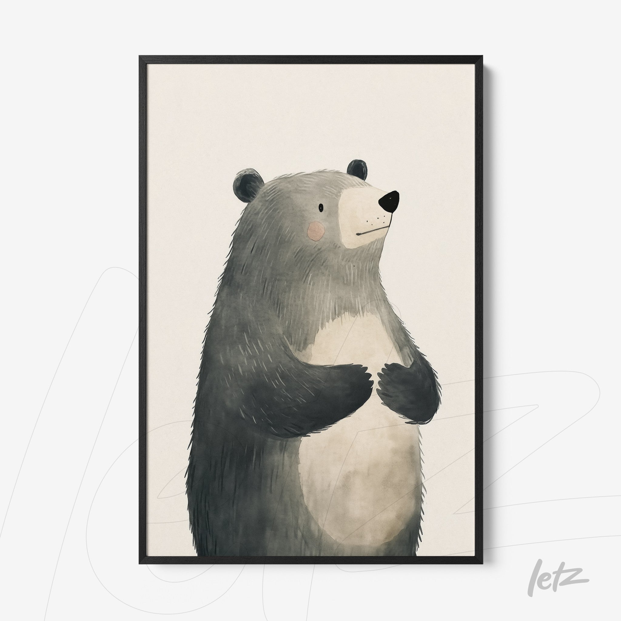 Letz-Quadro-Preview-Filete-Preta_animais-fofinhos-urso-2.jpg