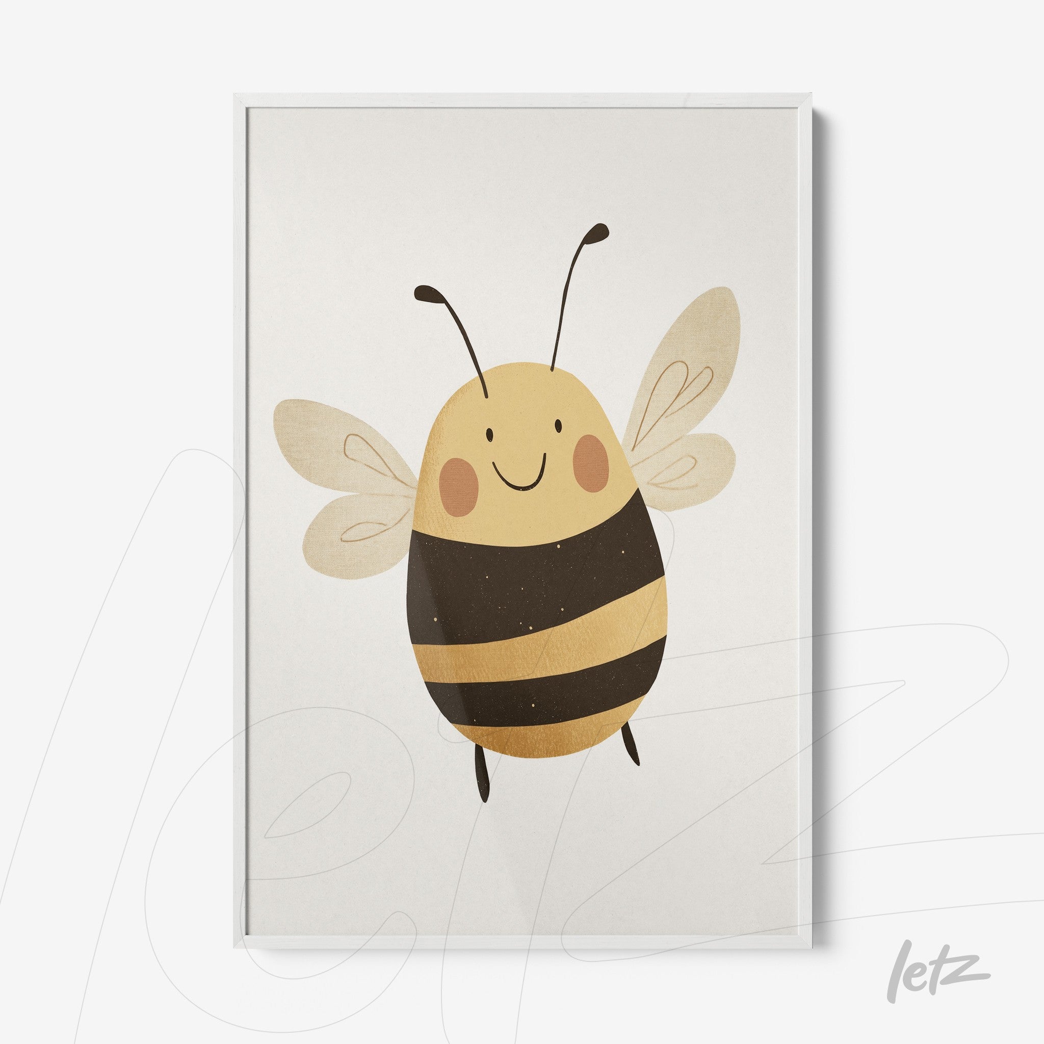 Letz-Quadro-Preview-Filete-com-Vidro-Branca_animais-fofinhos-abelha-1.jpg