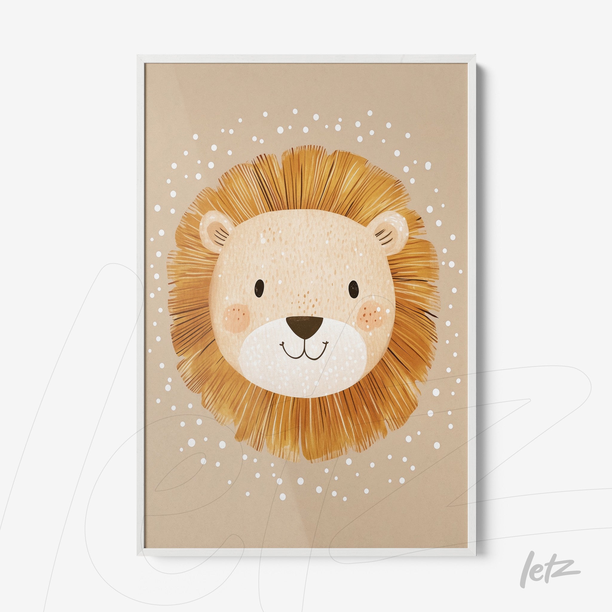 Letz-Quadro-Preview-Filete-com-Vidro-Branca_animais-fofinhos-leao-2.jpg