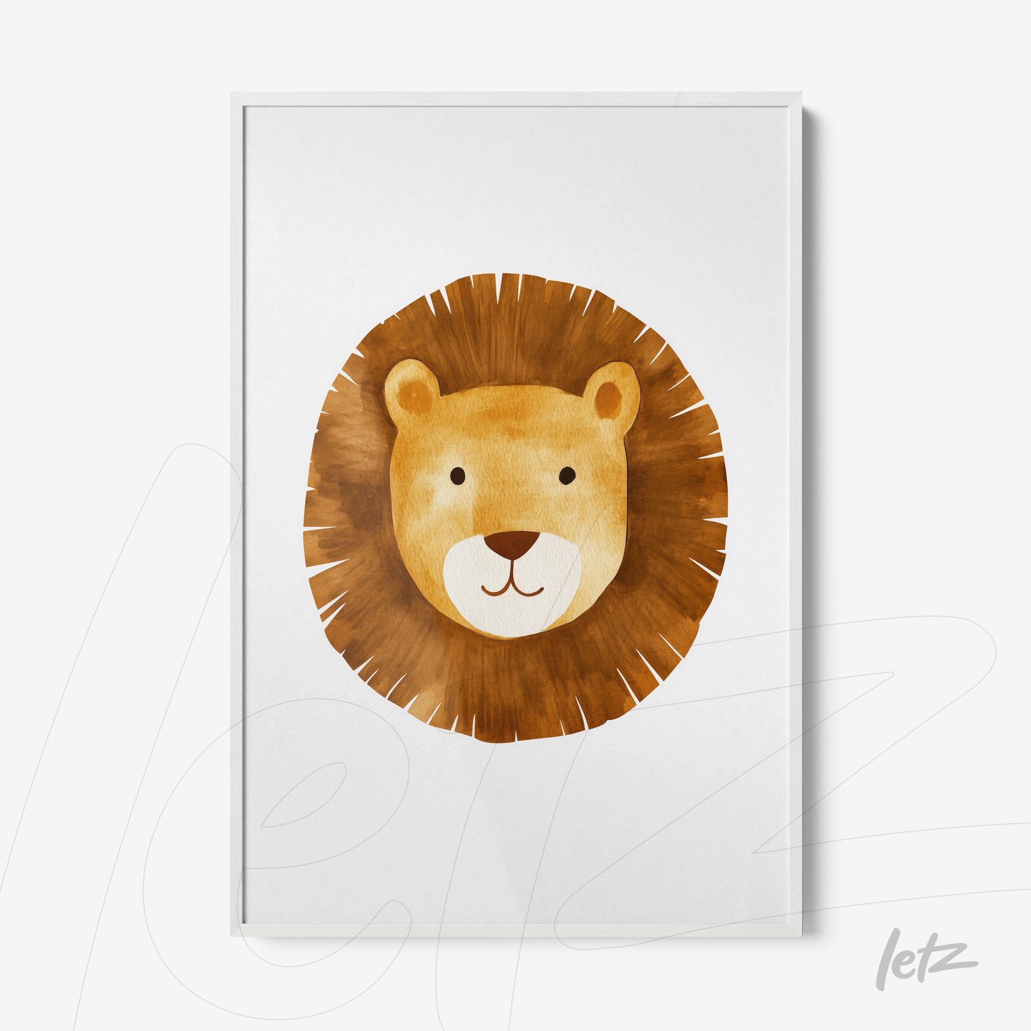 Letz-Quadro-Preview-Filete-com-Vidro-Branca_animais-fofinhos-leao-3.jpg