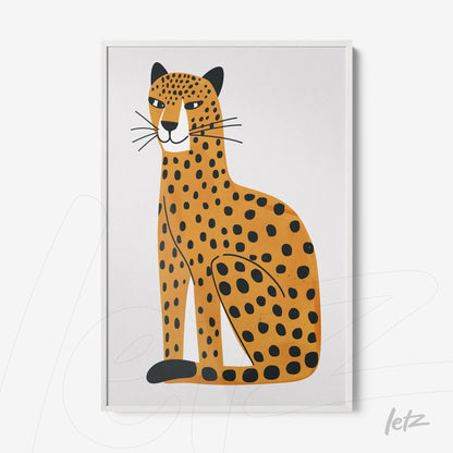 Letz-Quadro-Preview-Filete-com-Vidro-Branca_animais-fofinhos-leopardo-1.jpg